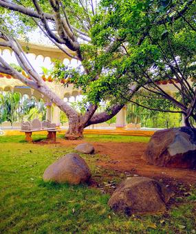 Sumeru mandap at Bangalore The Art Of Living Ashram